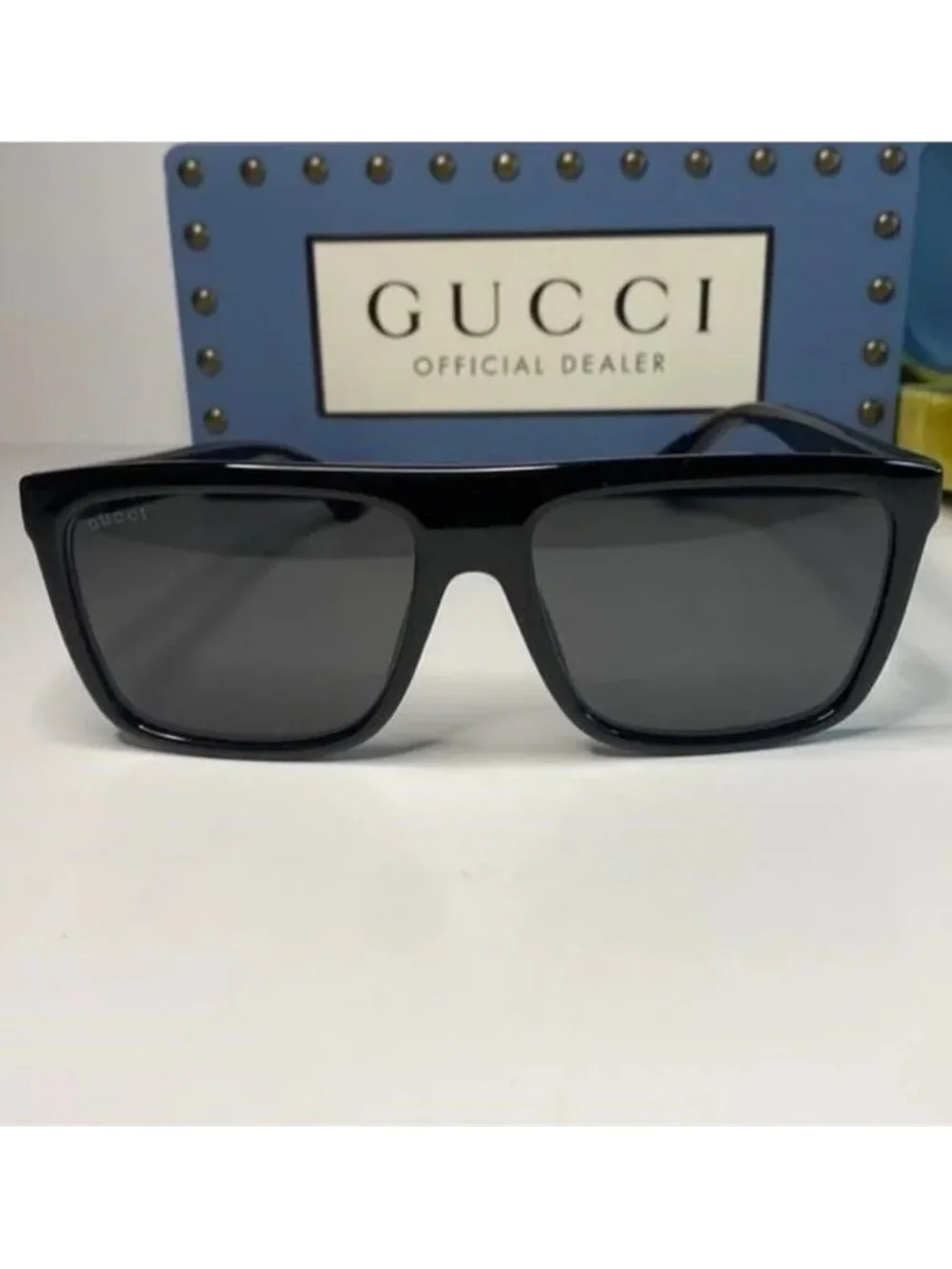 💯 - Authentic- New-GUCCI Grey /Black Browline Men's Sunglasses GG0748S 001 59 - Picture 3 of 15